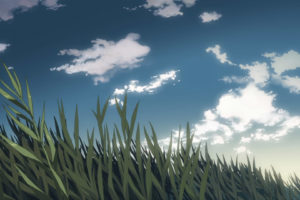 grass, Animated, Makoto, Shinkai, 5, Centimeters, Per, Second, Drawn, Skyscapes