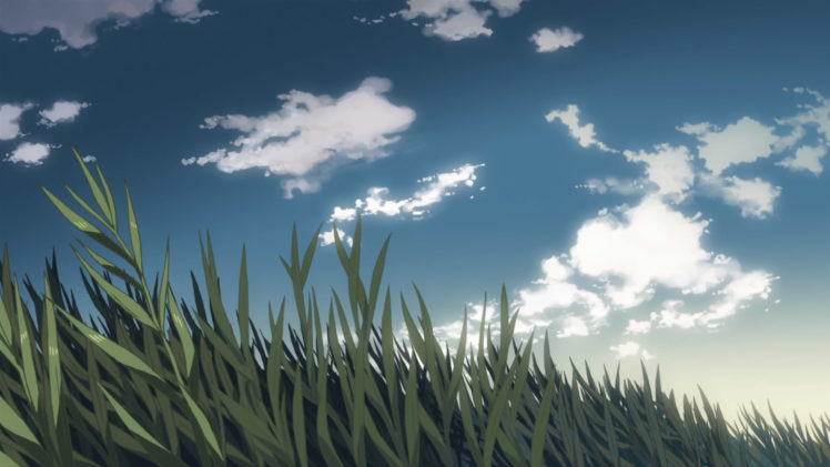 grass, Animated, Makoto, Shinkai, 5, Centimeters, Per, Second, Drawn, Skyscapes HD Wallpaper Desktop Background