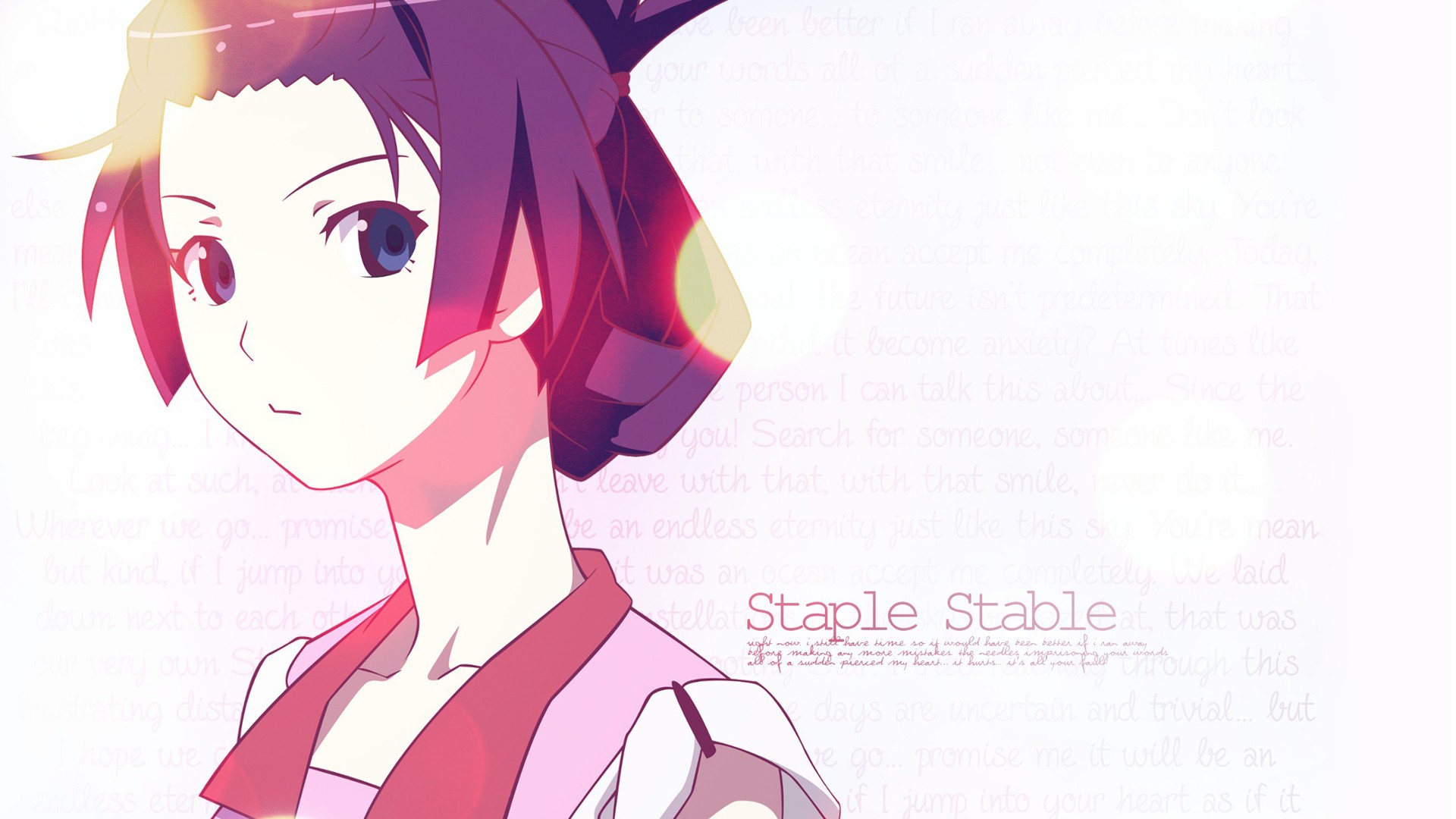senjougahara, Hitagi, Anime, Monogatari, Series Wallpaper