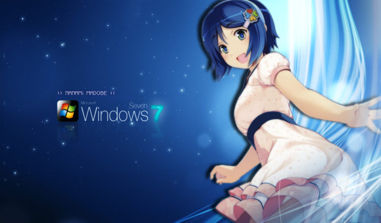 windows, 7, Madobe, Nanami, Microsoft, Windows, Os tan HD Wallpaper Desktop Background