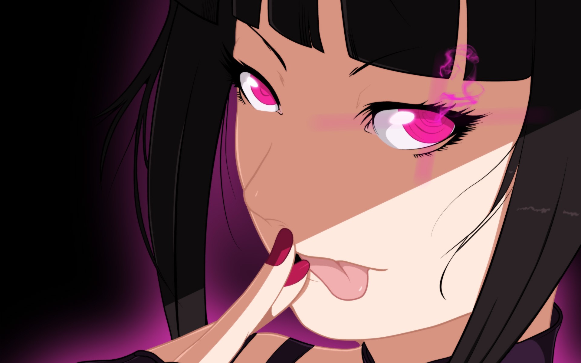 street, Fighter, Tongue, Anime, Purple, Eyes, Super, Street, Fighter