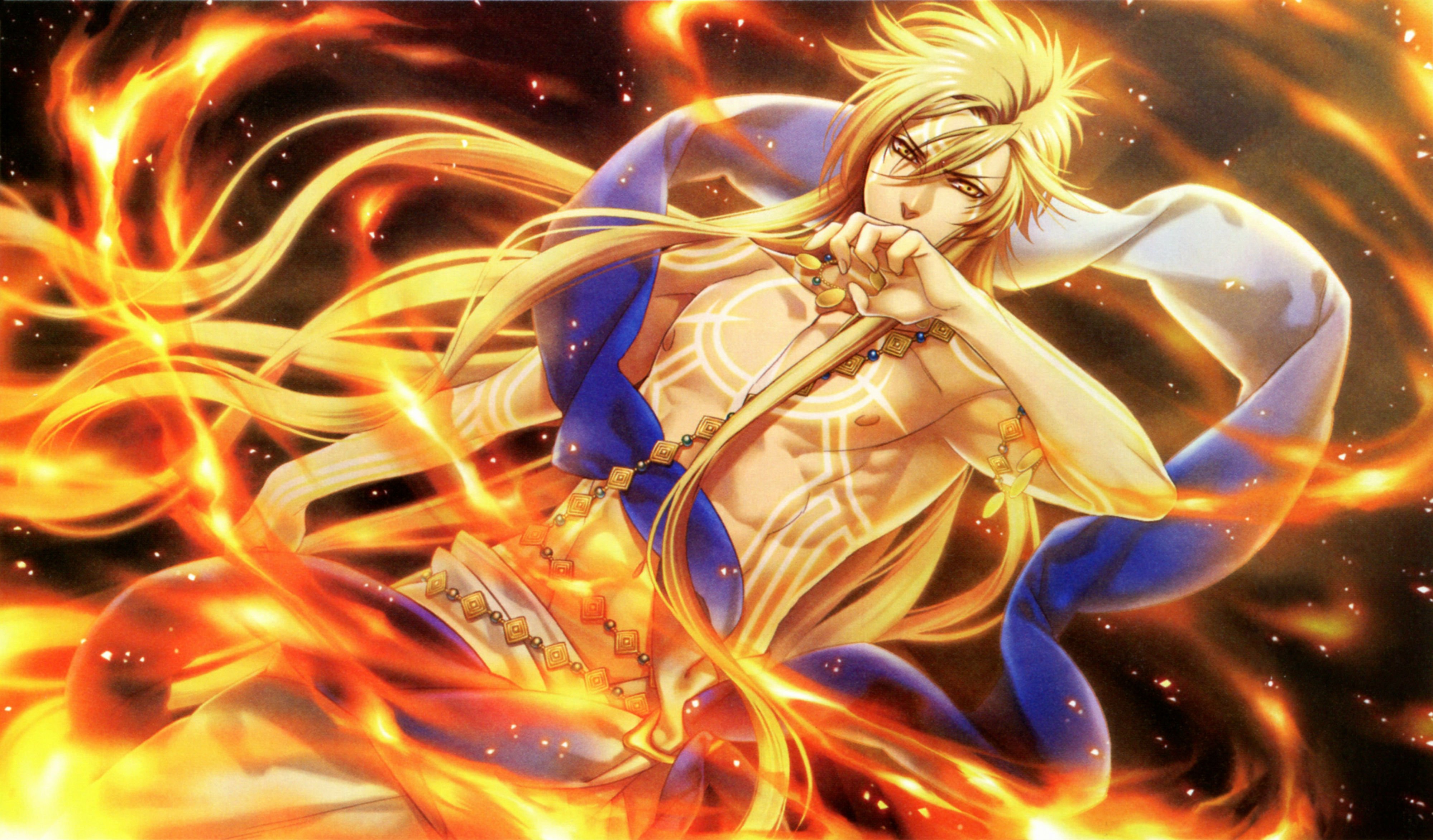 kamigami, No, Asobi, Apollo, Agane, Belea, Fantasy, Fire, Gods Wallpaper