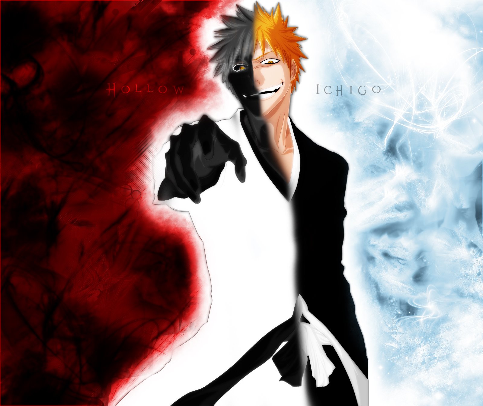 bleach, Kurosaki, Ichigo, Hollow, Ichigo Wallpaper