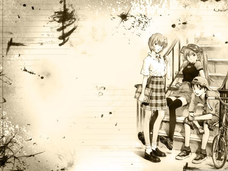 ayanami, Rei, Neon, Genesis, Evangelion, Ikari, Shinji, Asuka, Langley, Soryu HD Wallpaper Desktop Background