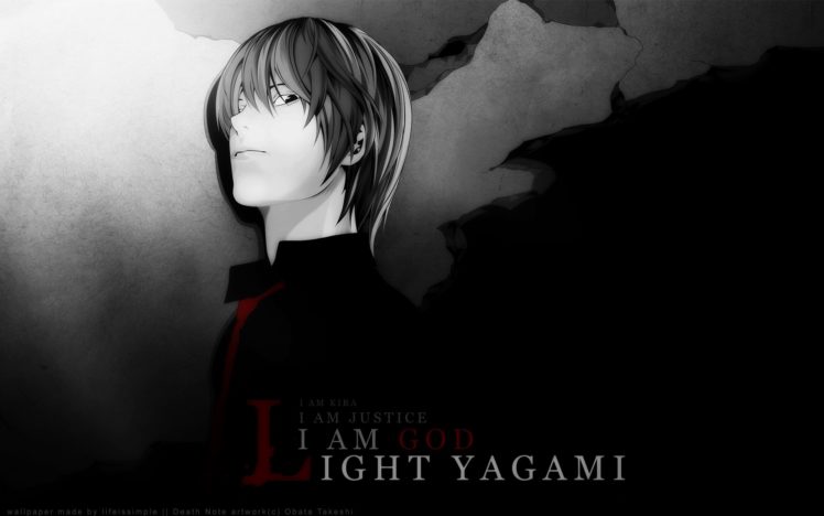 death, Note, Yagami, Light HD Wallpaper Desktop Background