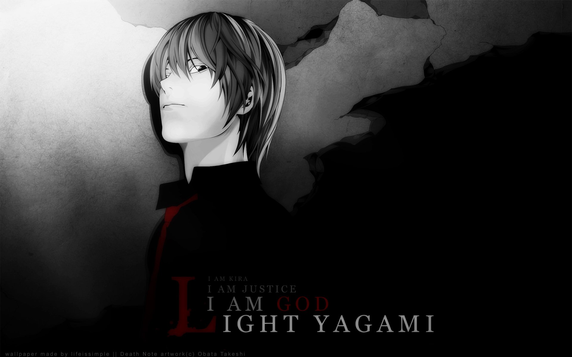 death, Note, Yagami, Light Wallpaper