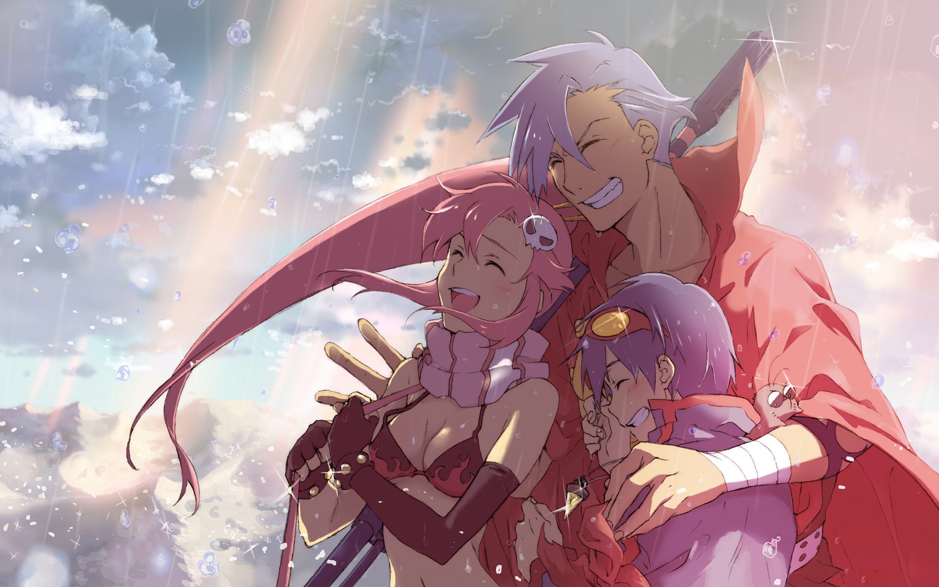 kamina, Tengen, Toppa, Gurren, Lagann, Simon, Littner, Yoko Wallpaper