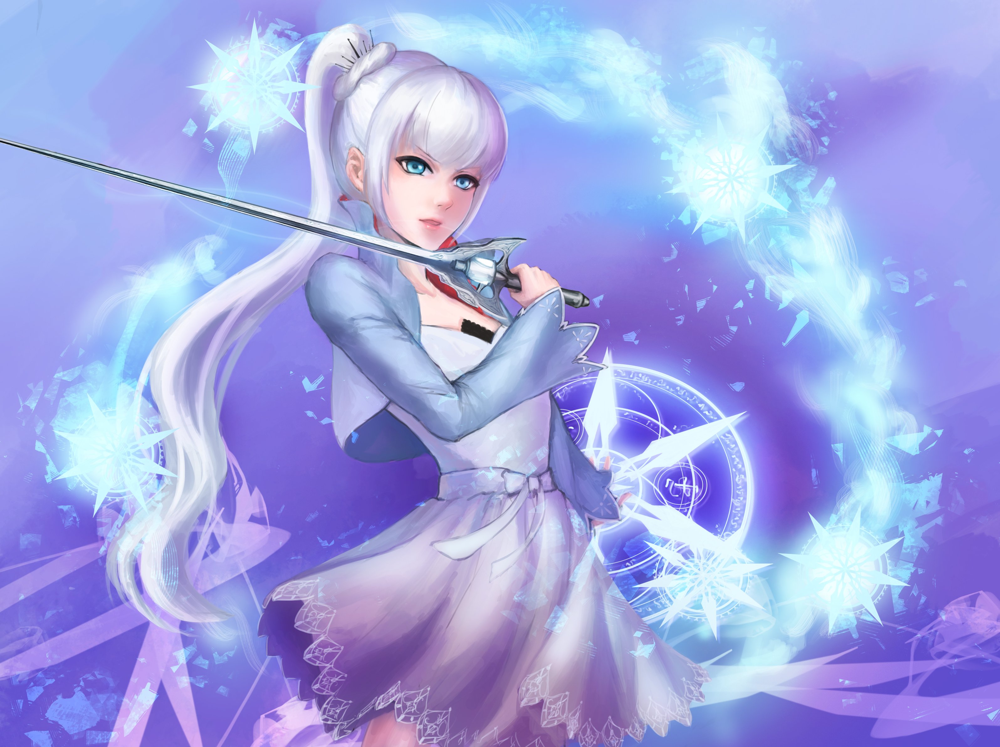 rwby, Weiss, Schnee Wallpaper