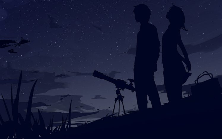 night, Anime HD Wallpaper Desktop Background