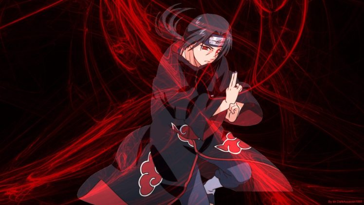 naruto , Shippuden, Akatsuki, Uchiha, Itachi, Anime HD Wallpaper Desktop Background