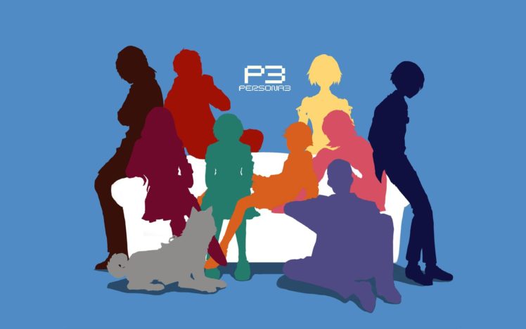 persona, Series, Persona, 3, Arisato, Minato, Kirijo, Mitsuru, Yamagishi, Fuuka, Iori, Junpei, Sanada, Akihiko, Takeba, Yukari, Aragaki, Shinjirou, Koromaru, Amada, Ken, Aigis HD Wallpaper Desktop Background