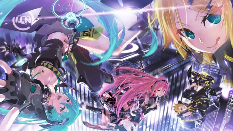 vocaloid, Hatsune, Miku, Megurine, Luka, Kagamine, Rin, Kagamine, Len HD Wallpaper Desktop Background