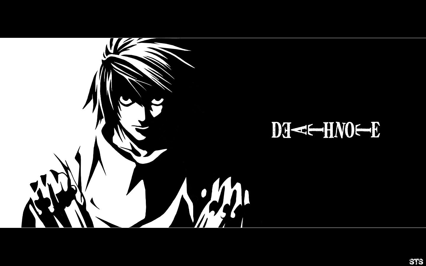 death, Note, Black, And, White, Illustrations Wallpaper