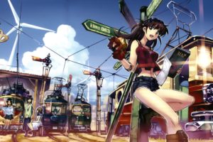 brunettes, Boots, Clouds, Multicolor, Cars, Blue, Eyes, Food, Lens, Flare, Trains, Long, Hair, Outdoors, Tank, Tops, Goggles, Straws, Short, Hair, Maps, Scenic, T shirts, Bows, Necklaces, Navel, Vehicles, Open,