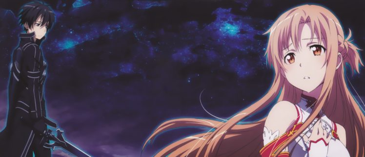 anime, Anime, Boys, Anime, Girls, Sword, Art, Online, Yuuki, Asuna, Kirigaya, Kazuto HD Wallpaper Desktop Background