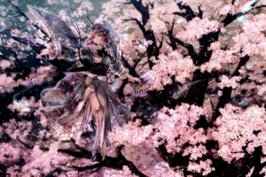 touhou, Collection, Sakura, Kimono, Fantasy, Anime, Girls