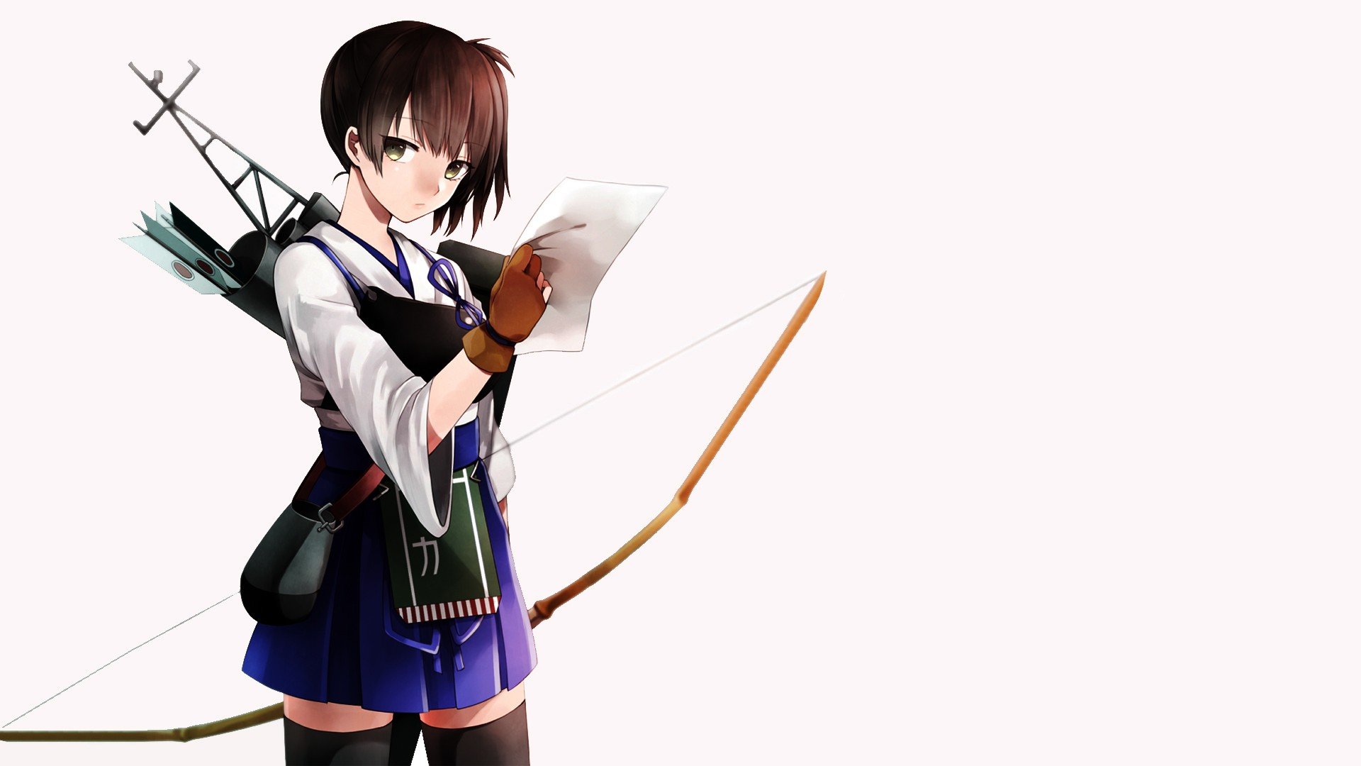 stockings, Bows, Anime, Arrows, Archery, Anime, Girls, Original, Characters, Kantai, Collection Wallpaper