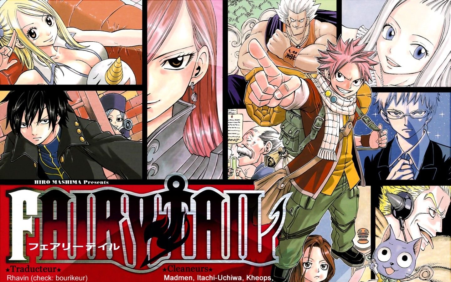 fairy, Tail, Scarlet, Erza, Fullbuster, Gray, Dragneel, Natsu, Heartfilia, Lucy Wallpaper