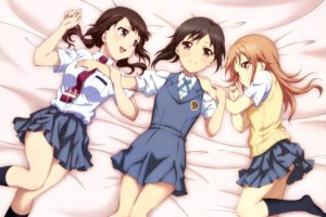 school, Uniforms, Anime, Anime, Girls, Tari, Tari, Miyamoto, Konatsu, Okita, Sawa, Sakai, Wakana