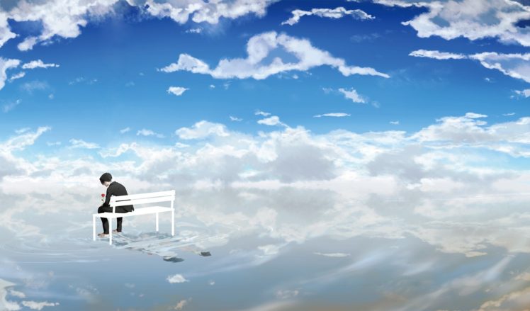 clouds, Flowers, Male, Muturou, K, Rivaille, Rose, Shingeki, No, Kyojin, Sky, Suit, Water HD Wallpaper Desktop Background