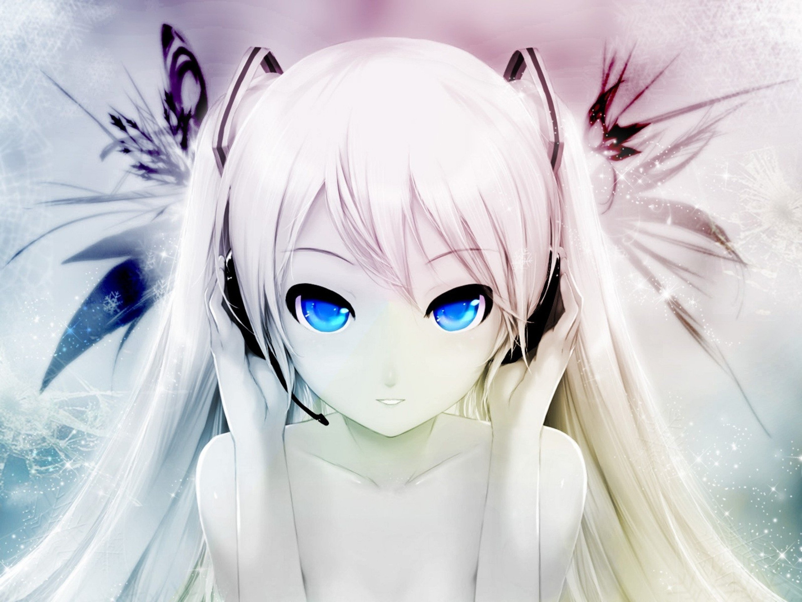 vocaloid, Hatsune, Miku, Blue, Eyes, Anime Wallpapers HD / Desktop and Mobi...