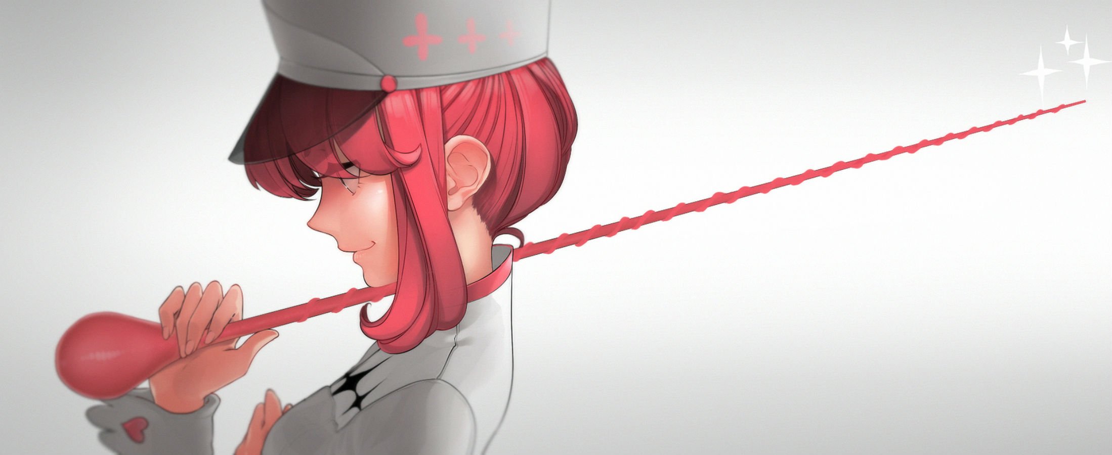 aconitea, Hat, Jakuzure, Nonon, Kill, La, Kill, Red, Hair, Short, Hair, Wristwear Wallpaper
