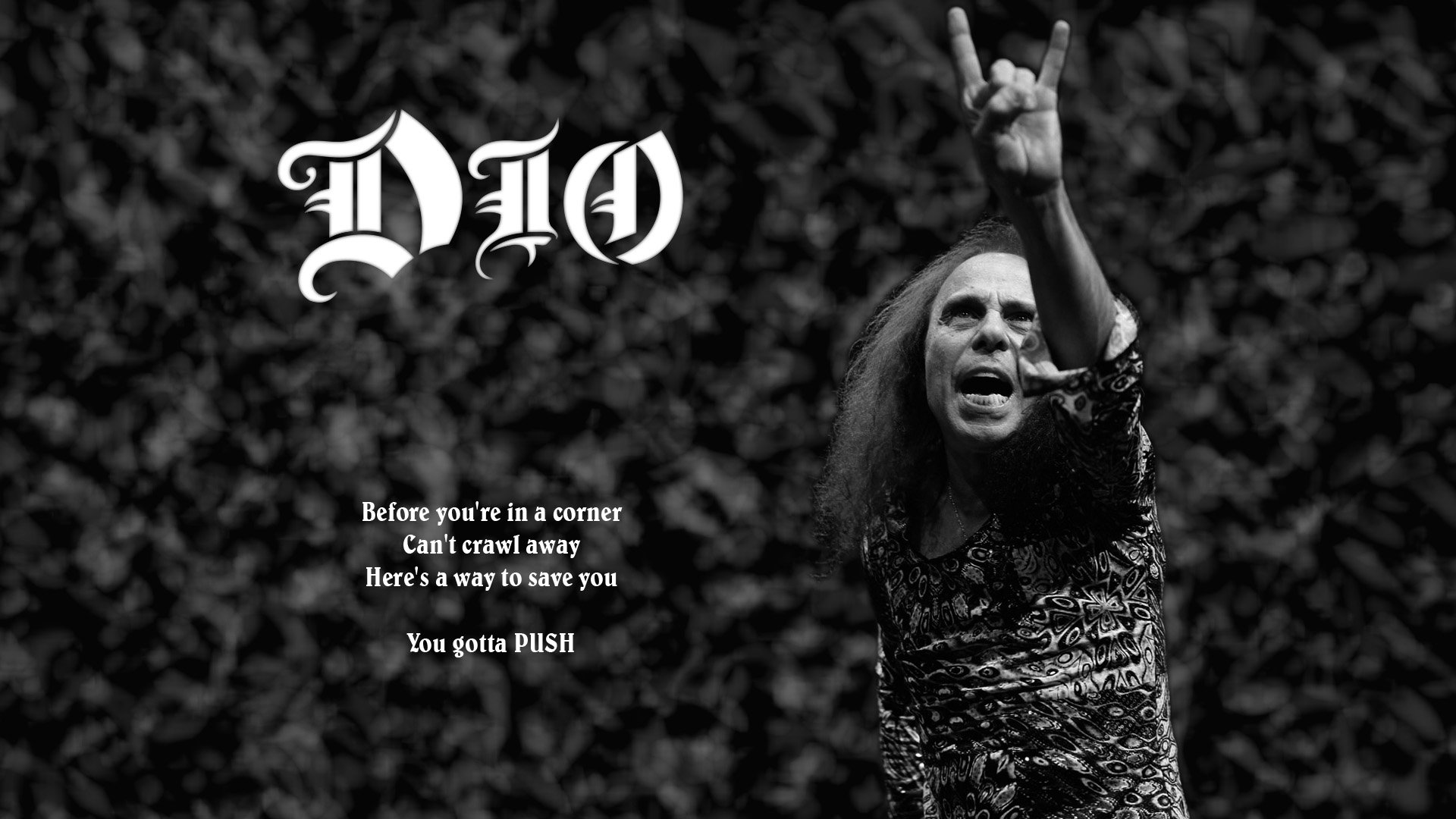 ronnie, James, Dio, Heavy, Metal, Poster, Gd Wallpaper