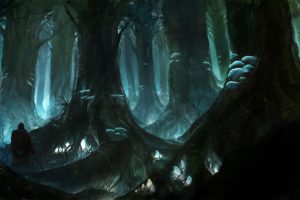 dark, Forest, Ishutani, Original, Scenic, Tree