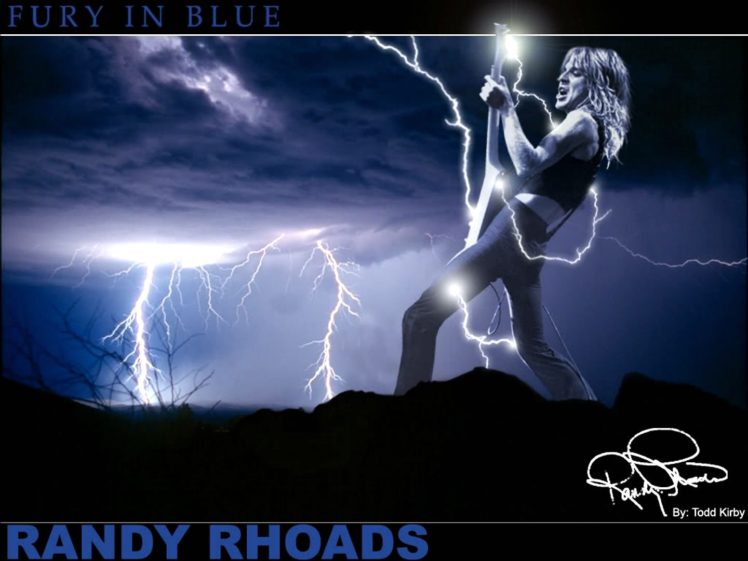 randy rhoads, Ozzy, Osbourne, Heavy, Metal, Randy, Rhoads, Guitar, Poster,  Storm, Lightning Wallpapers HD / Desktop and Mobile Backgrounds