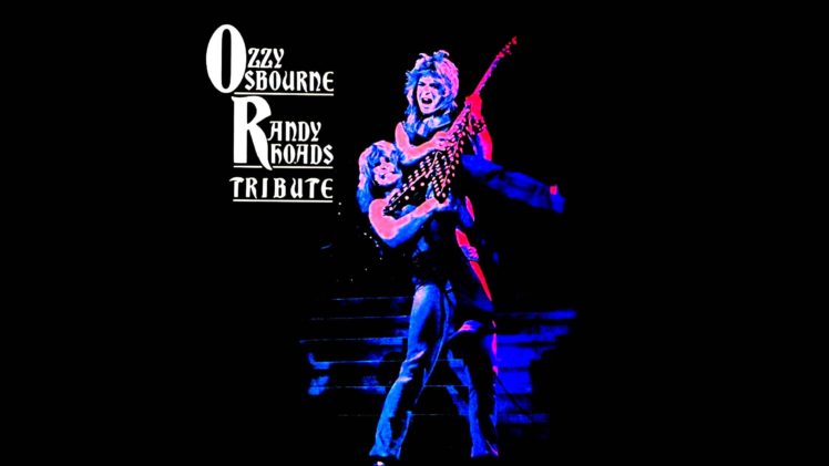 randy rhoads, Ozzy, Osbourne, Heavy, Metal, Randy, Rhoads, Guitar, Concert, Poster HD Wallpaper Desktop Background