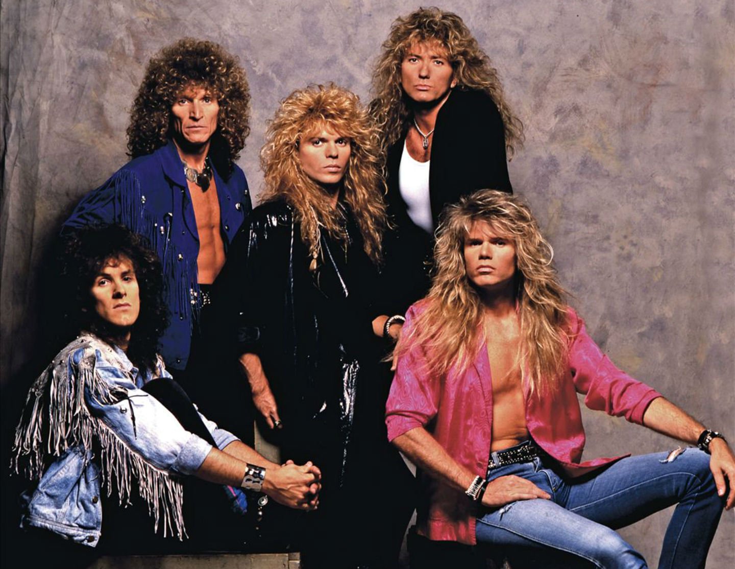 Зарубежные группы 70 слушать. Whitesnake 1987 Band. Whitesnake состав гитара.