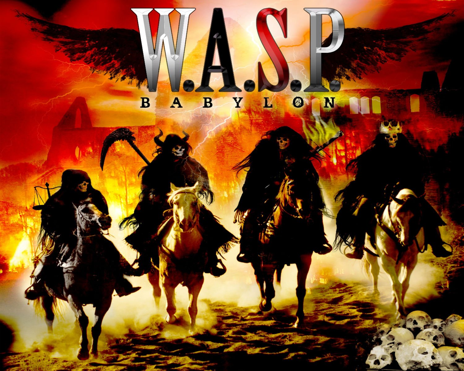 wasp, Heavy, Metal,  20 Wallpaper