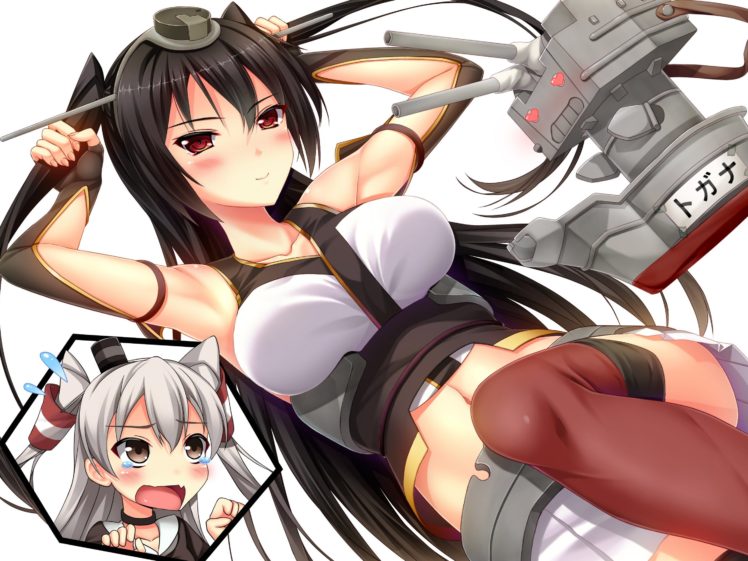 amatsukaze,  kancolle , Kantai, Collection, Nagato,  kancolle , Rensouhou kun, Yujin yujin HD Wallpaper Desktop Background