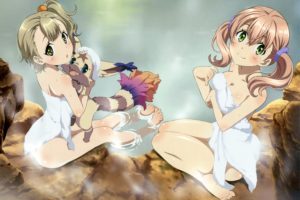 animal, Atelier, Atelier, Escha, And, Logy, Bath, Breasts, Cleavage, Escha, Malier, Lucille, Ernella, Nyantype, Onsen, Scan, Towel, Water