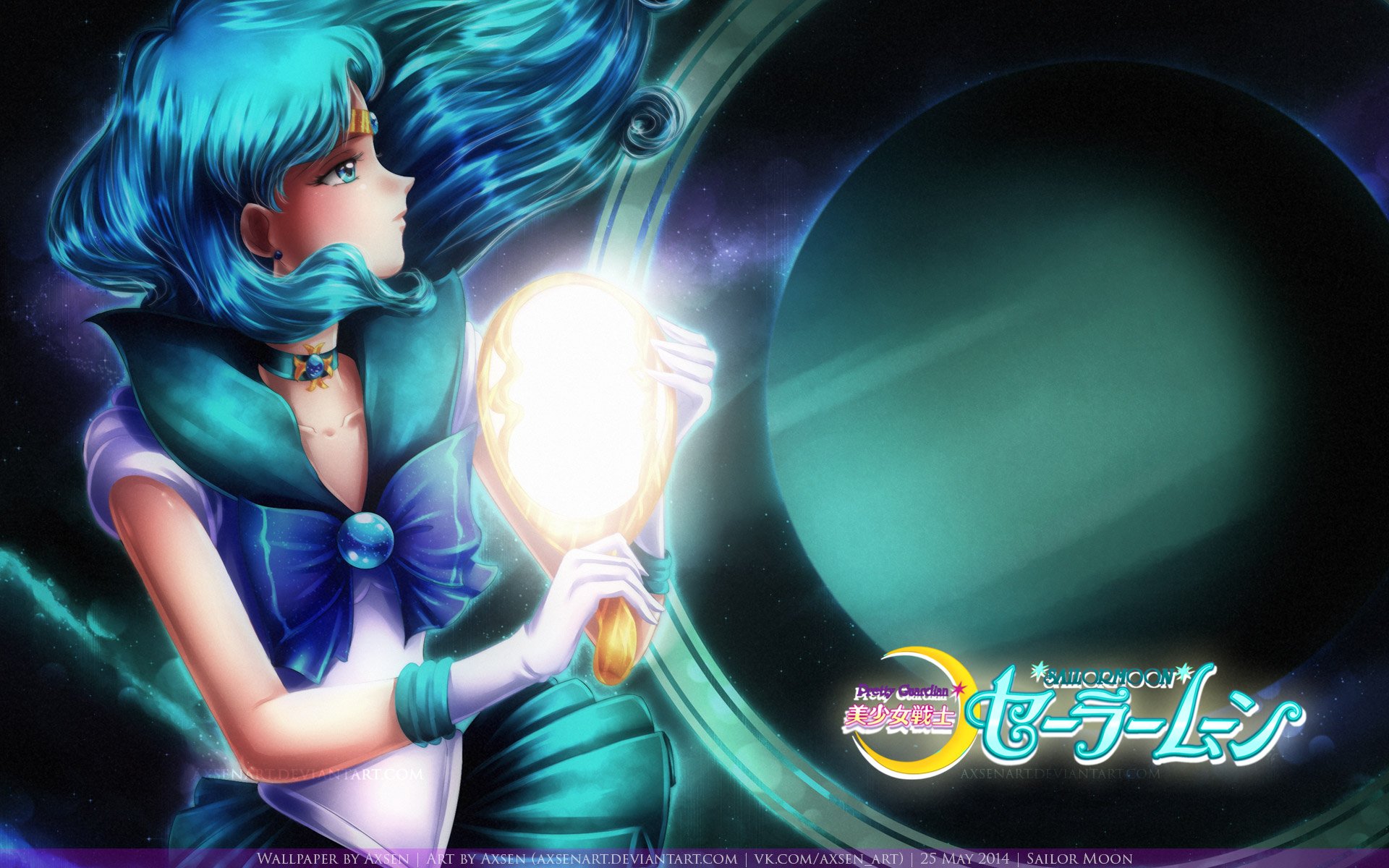 sailor, Moon, Planets, Sailor, Neptune, Anime, Girls Wallpaper