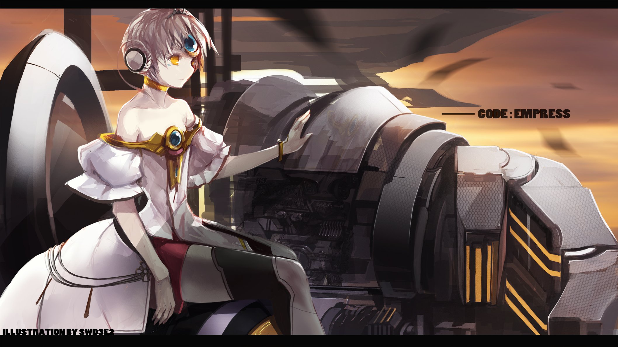 elsword, Eve,  elsword , Headphones, Swd3e2, Yellow, Eyes Wallpaper