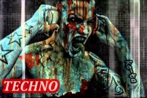 techno, Headphones, Dark, Zombie, Blood