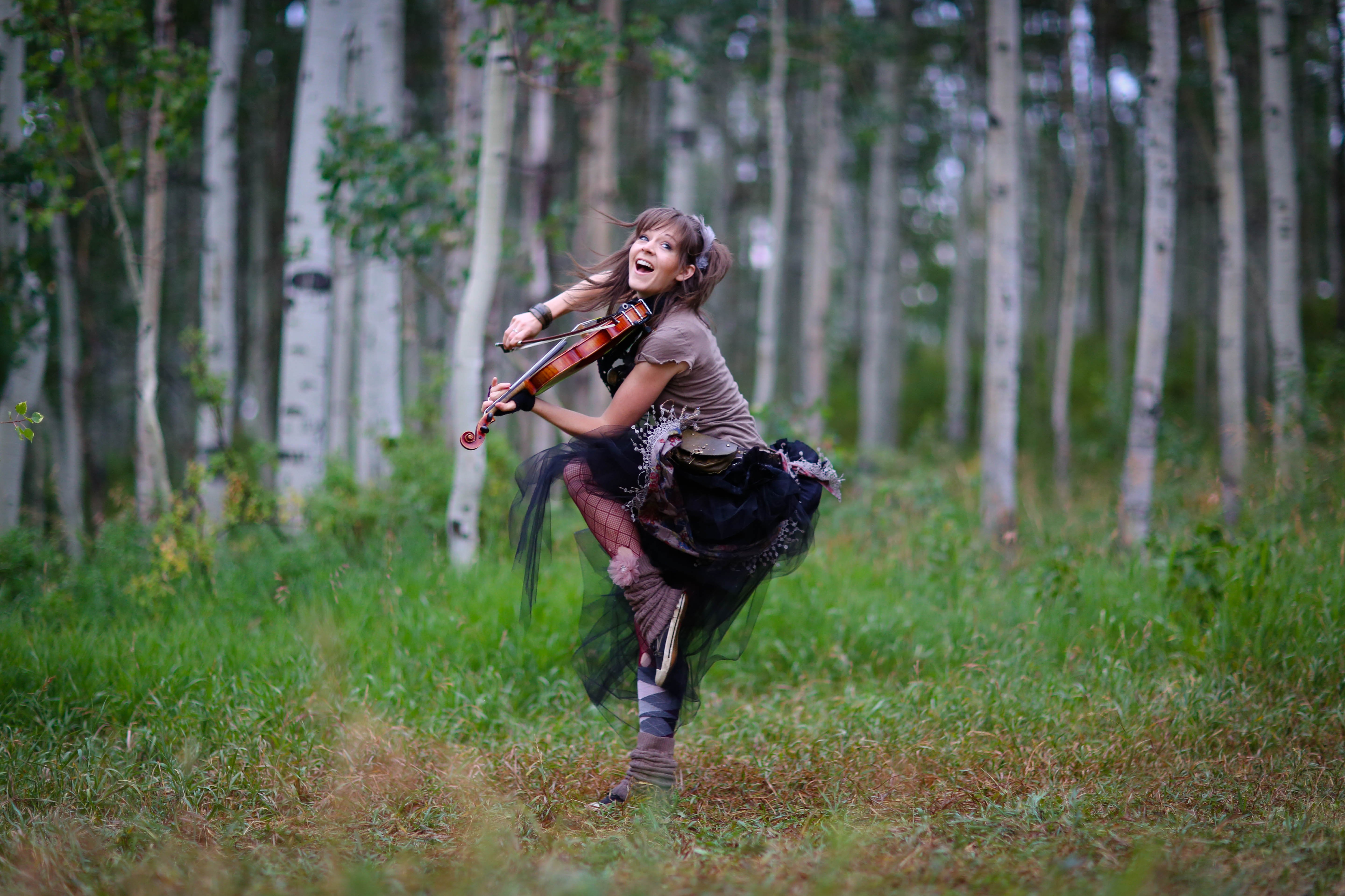 lindsey, Stirling, Violin, Violinist, Electronic, Classical, Crossover, Dubstep,  64 Wallpaper