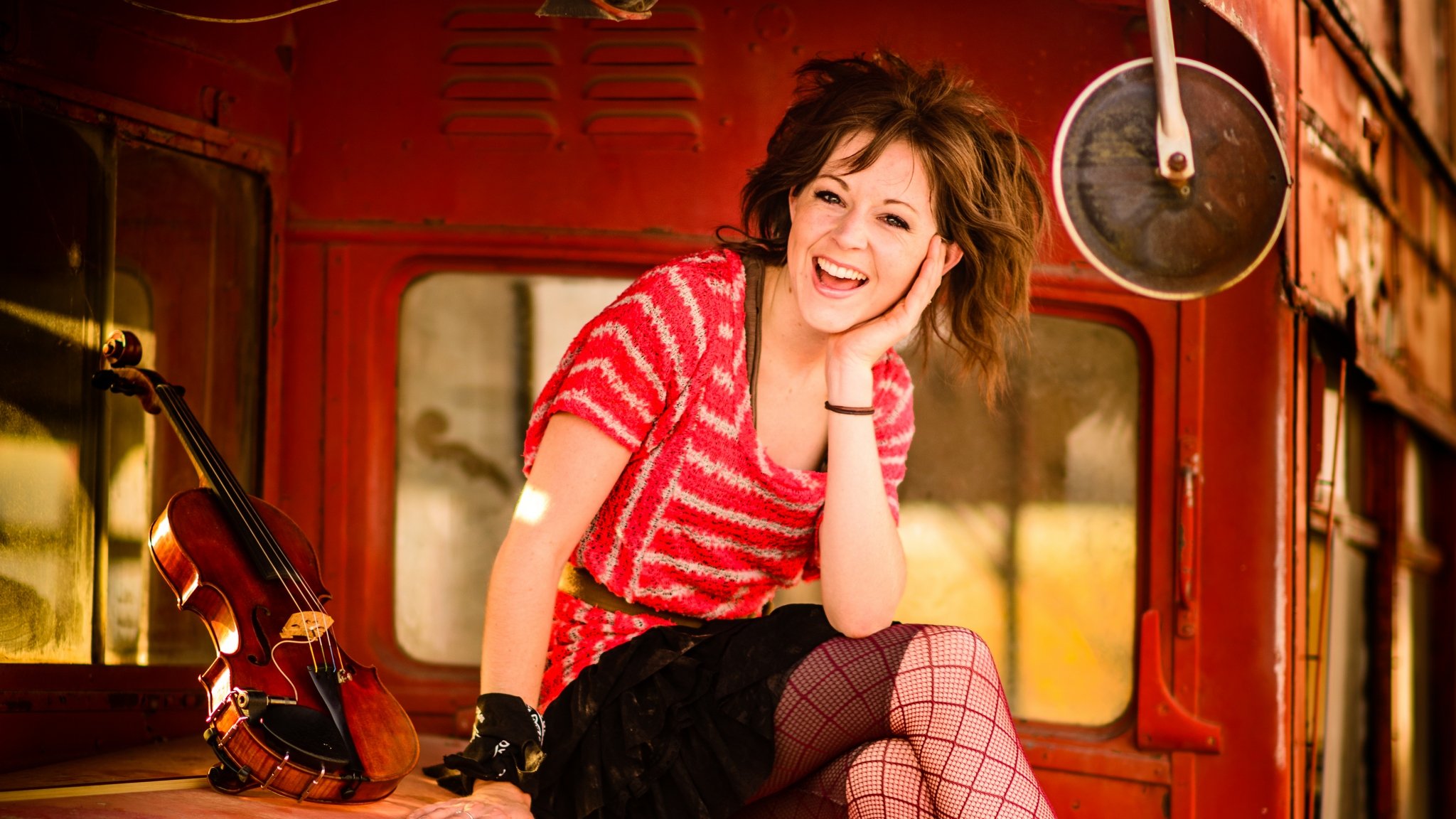 lindsey, Stirling, Violin, Violinist, Electronic, Classical, Crossover, Dubstep Wallpaper