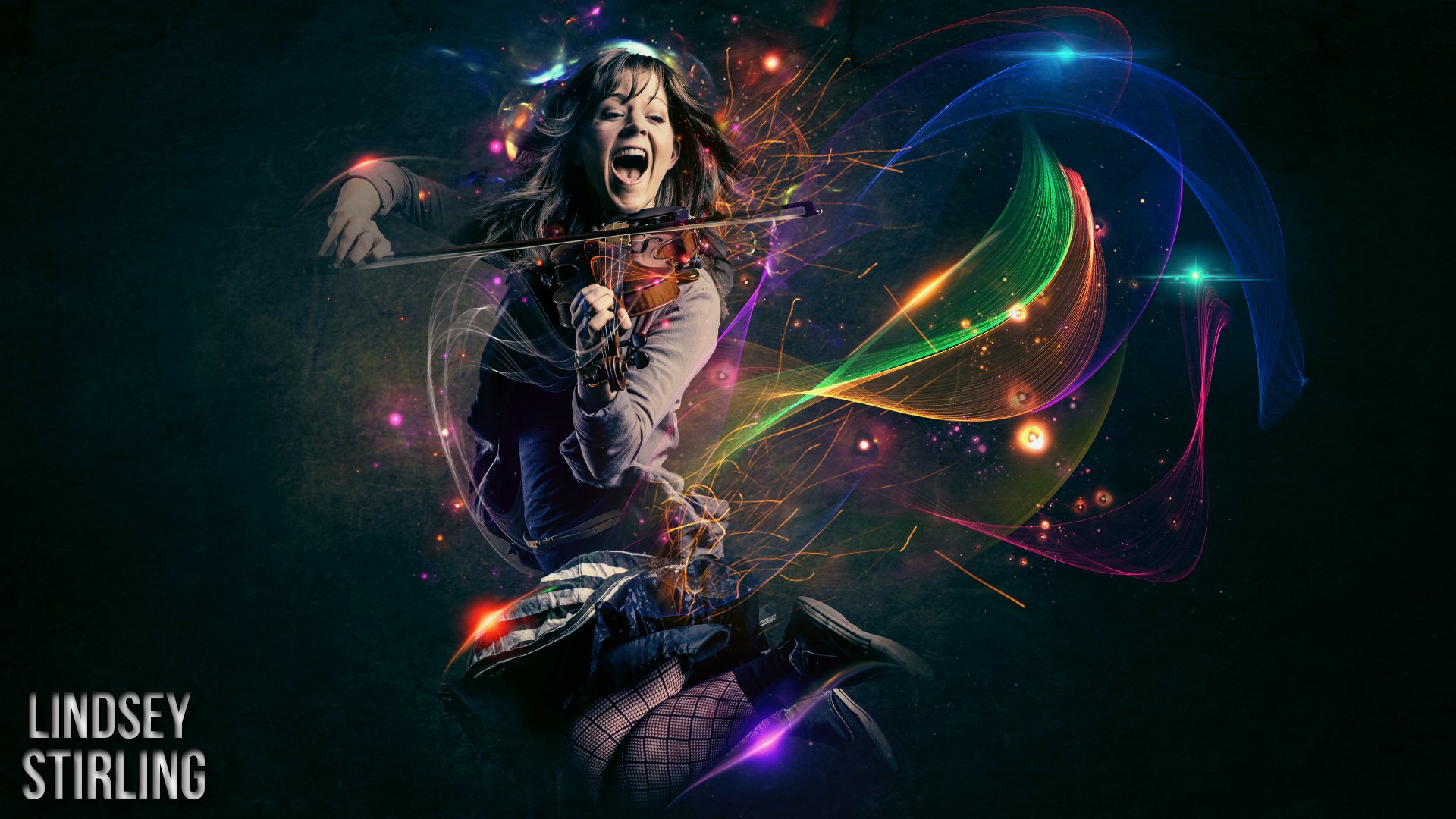 lindsey, Stirling, Violin, Violinist, Electronic, Classical, Crossover, Dubstep Wallpaper