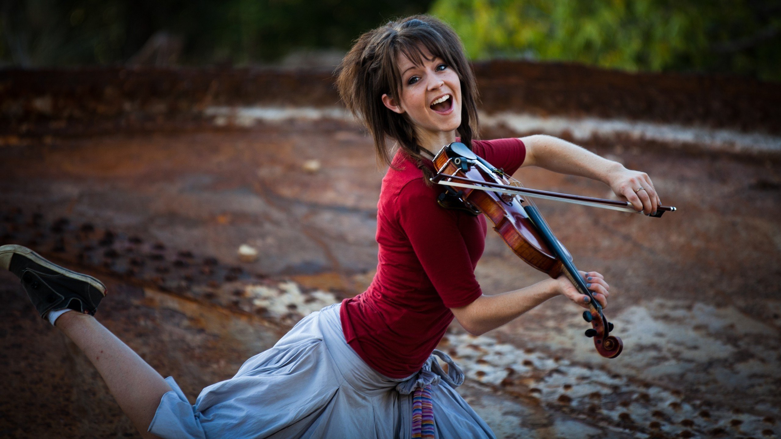 lindsey, Stirling, Violin, Violinist, Electronic, Classical, Crossover, Dubstep Wallpaper