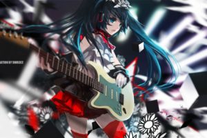 guitar, Hatsune, Miku, Instrument, Swd3e2, Vocaloid