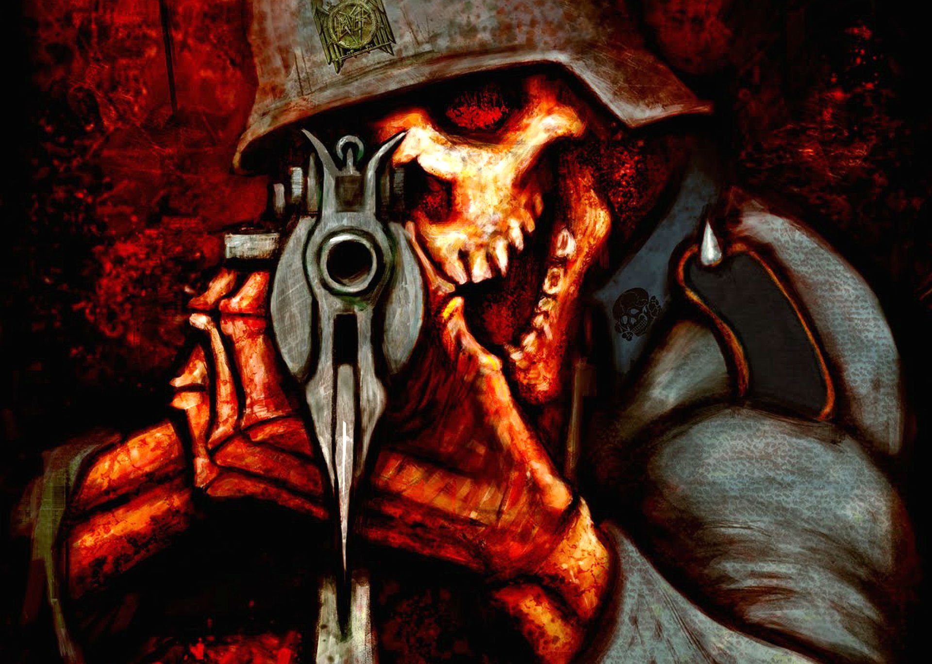 slayer, Death, Metal, Heavy, Thrash Wallpaper