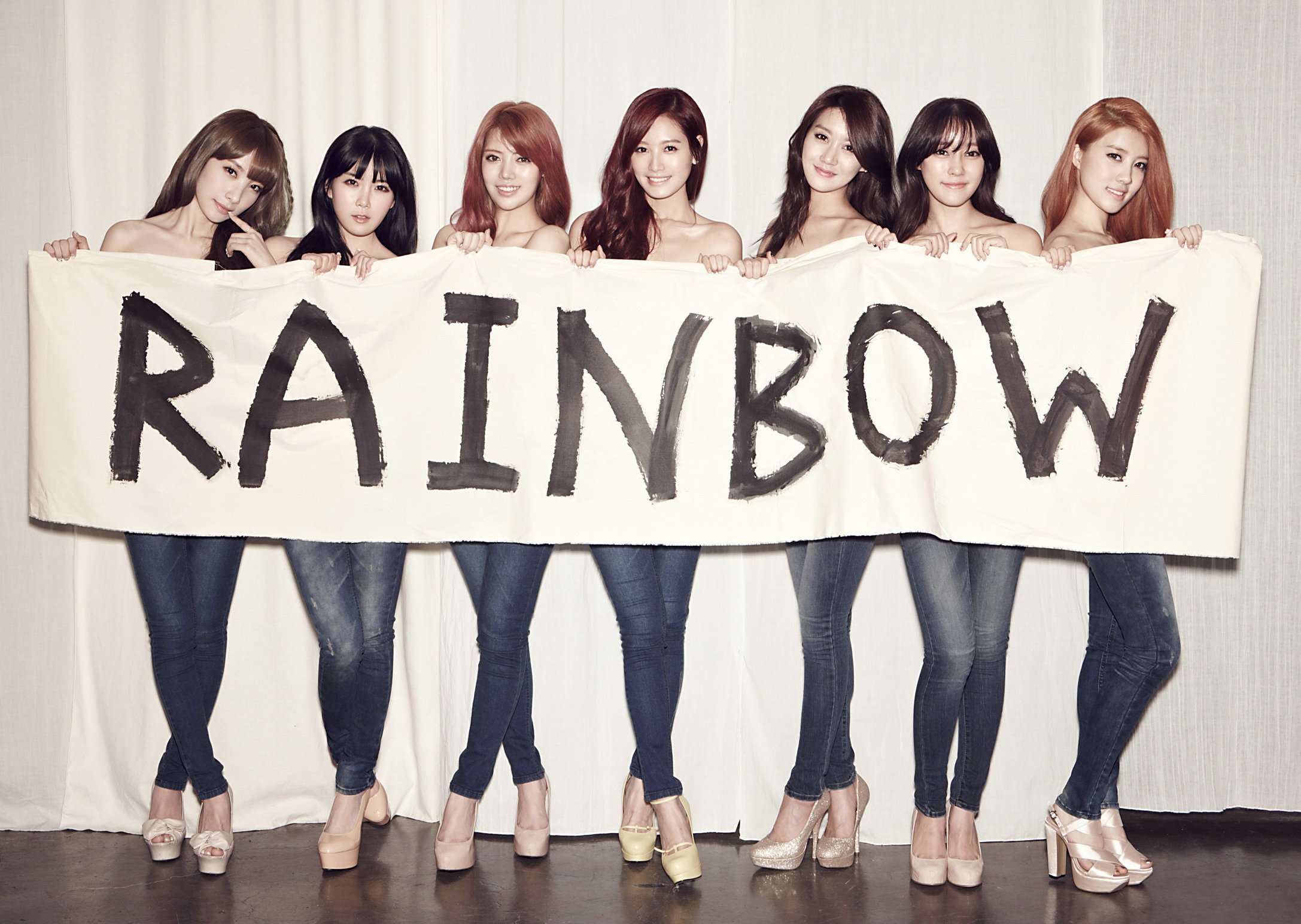 rainbow, Kpop, K pop Wallpaper