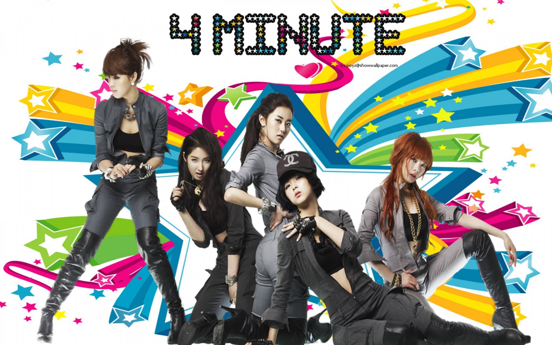 Группа minutes. K-Pop обои. 4minute. Обои на телефон кейпоп. 4 Минуты.