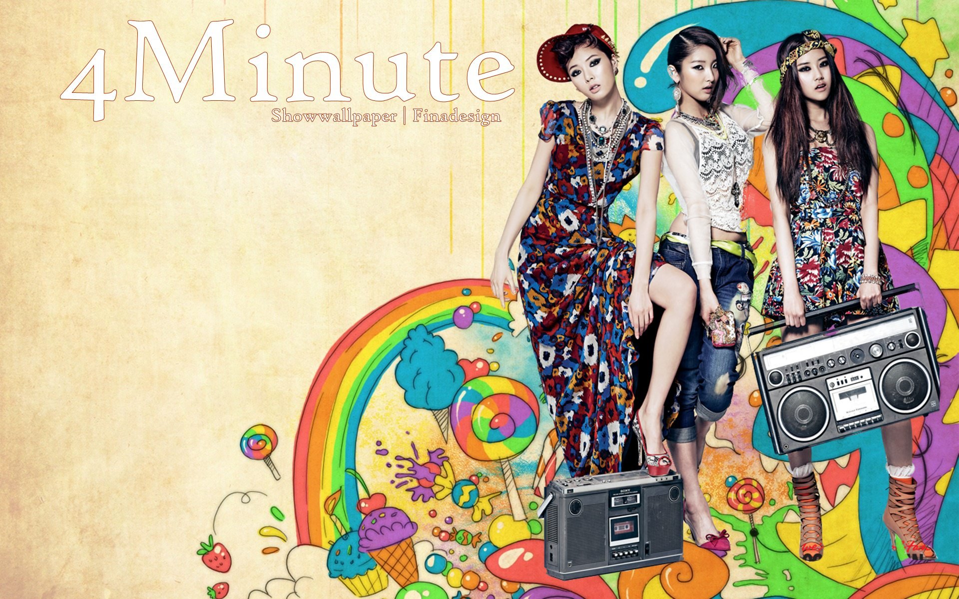 4minute, Pop, Kpop, K pop Wallpaper