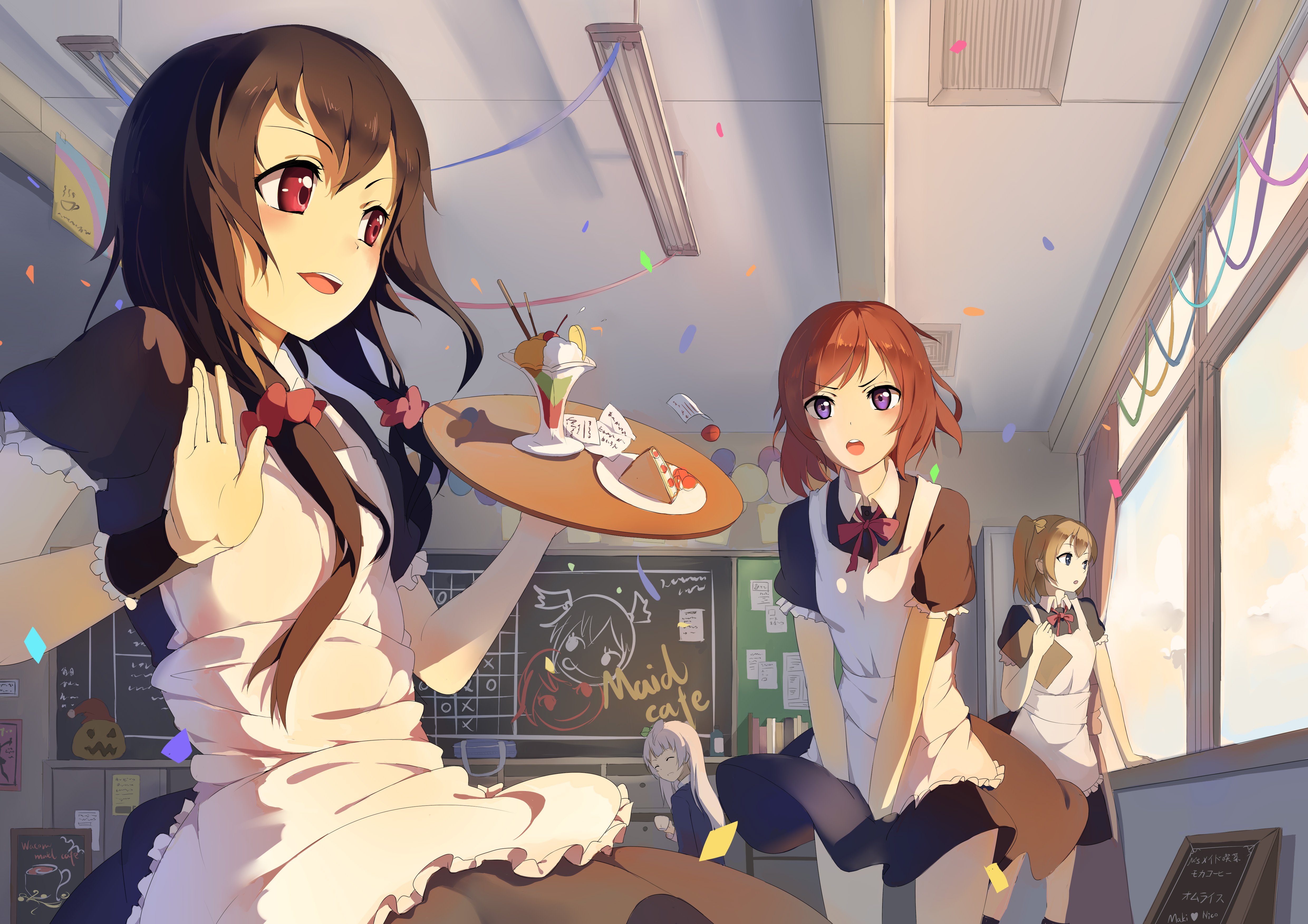 love, Live , Yazawa, Niko, Kousaka, Honoka, Nishikino, Maki, Minami, Kotori Wallpaper