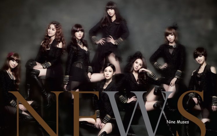 nine, Muses, Kpop, K pop, Dance, Pop HD Wallpaper Desktop Background