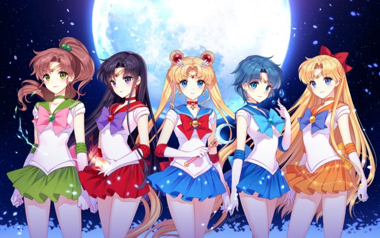 group, Sailor, Moon, Mars, Vena HD Wallpaper Desktop Background
