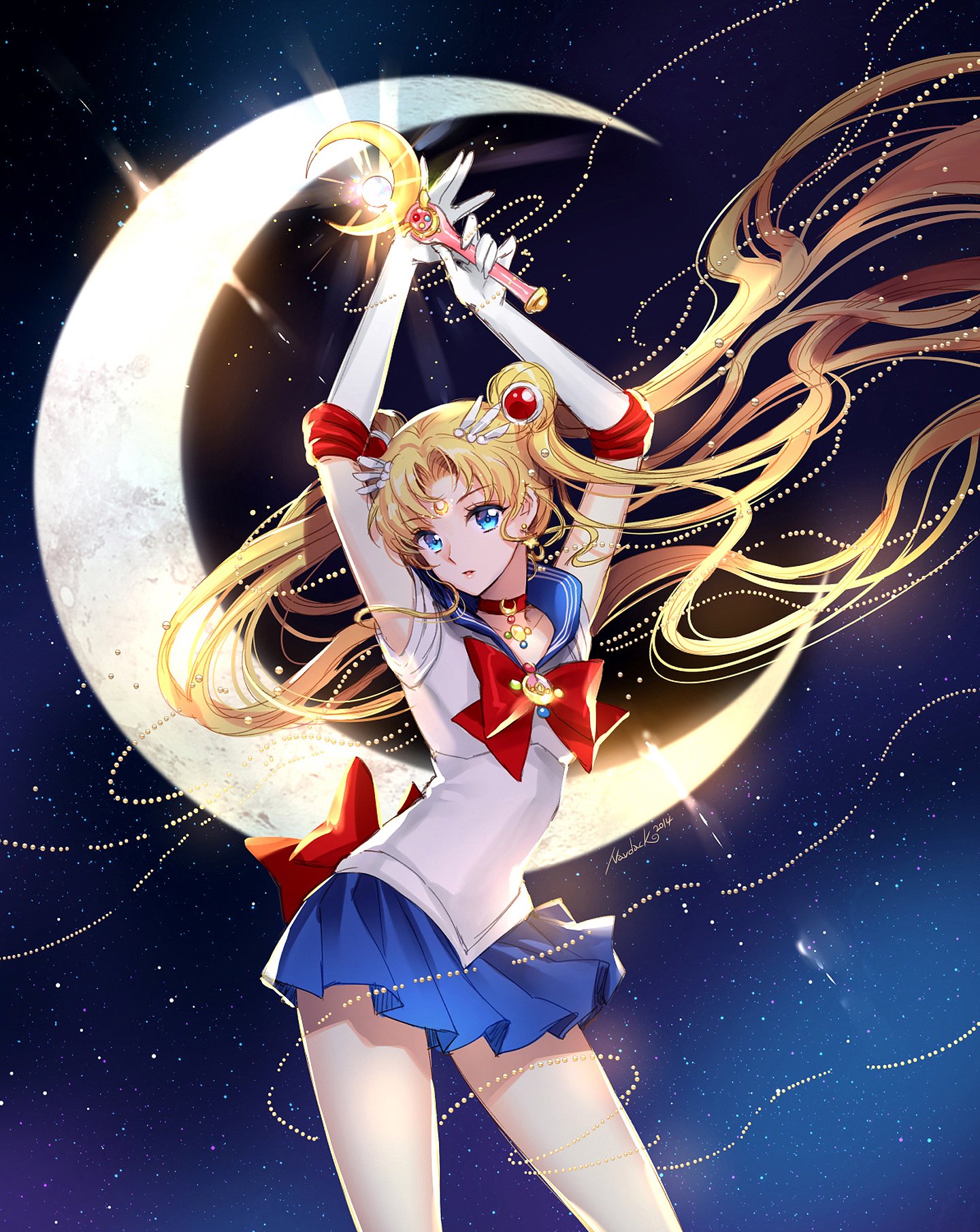moon, Sailor, Moon, Girl, Long, Hair, Amazing Wallpaper